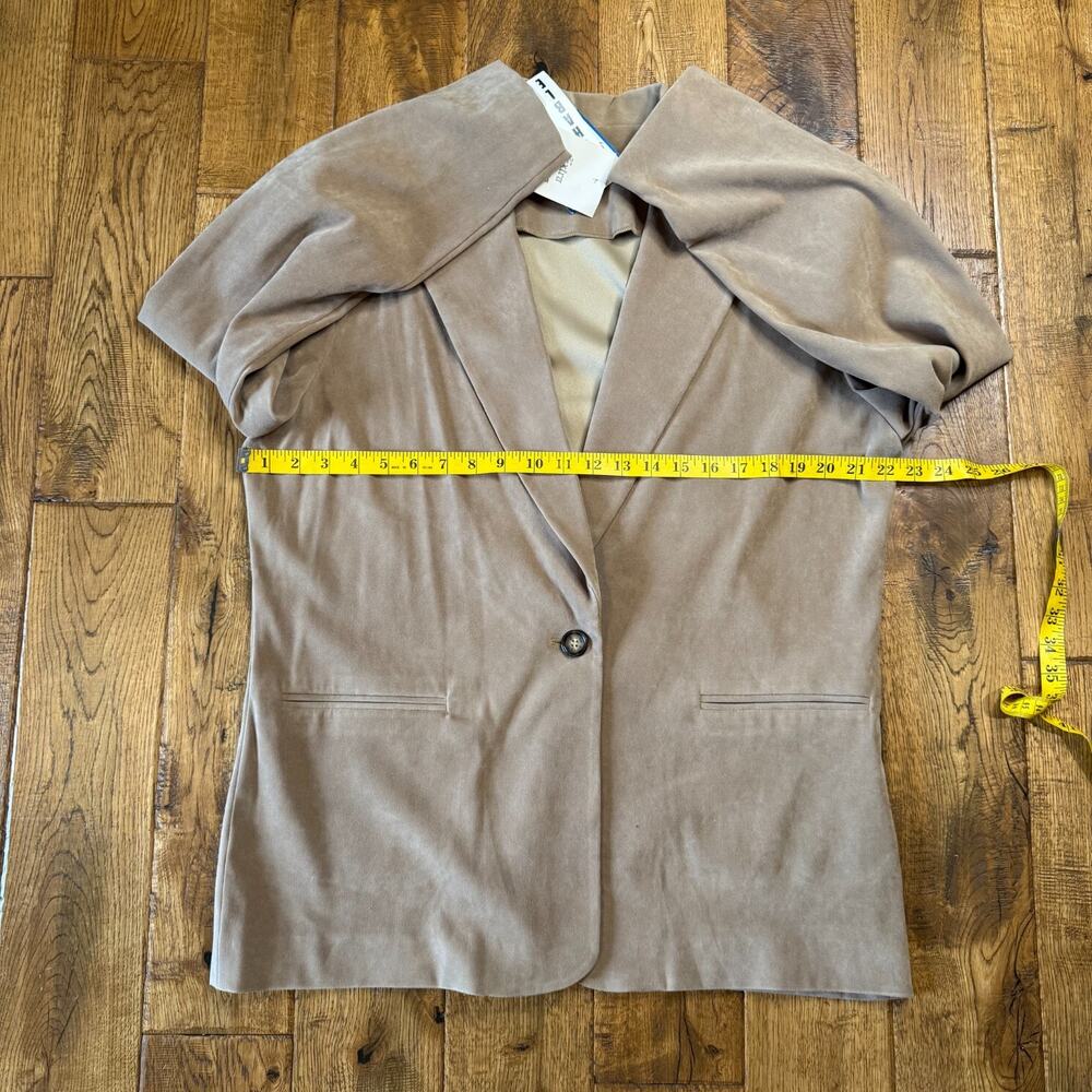 VTG Joan Leslie 3pc Skirt & Pants Beige Khaki Suit Womens Size 16 NWT Business - Picture 5 of 16